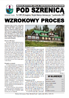 Pod Szrenicą : miejski biuletyn informacyjny : biuletyn dla mieszkańców, 2009, nr 13 (35) [Dokument elektroniczny]