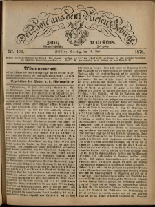 Der Bote aus dem Riesen-Gebirge : Zeitung für alle Stände, R. 64, 1876, nr 176