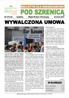 Pod Szrenicą : miejski biuletyn informacyjny : biuletyn dla mieszkańców, 2010, nr 4 (44) [Dokument elektroniczny]