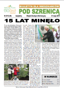 Pod Szrenicą : miejski biuletyn informacyjny : biuletyn dla mieszkańców, 2010, nr 9 (49) [Dokument elektroniczny]