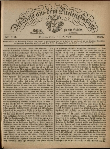 Der Bote aus dem Riesen-Gebirge : Zeitung für alle Stände, R. 64, 1876, nr 186