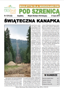 Pod Szrenicą : miejski biuletyn informacyjny : biuletyn dla mieszkańców, 2010, nr 12 (52) [Dokument elektroniczny]