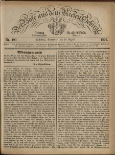 Der Bote aus dem Riesen-Gebirge : Zeitung für alle Stände, R. 64, 1876, nr 199