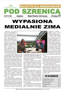 Pod Szrenicą : miejski biuletyn informacyjny : biuletyn dla mieszkańców, 2011, nr 3 (63) [Dokument elektroniczny]