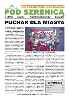 Pod Szrenicą : miejski biuletyn informacyjny : biuletyn dla mieszkańców, 2012, nr 2 (78) [Dokument elektroniczny]