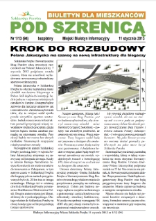 Pod Szrenicą : miejski biuletyn informacyjny : biuletyn dla mieszkańców, 2013, nr 1 (94) [Dokument elektroniczny]