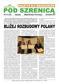 Pod Szrenicą : miejski biuletyn informacyjny : biuletyn dla mieszkańców, 2013, nr 7 (100) [Dokument elektroniczny]