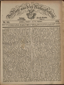 Der Bote aus dem Riesen-Gebirge : Zeitung für alle Stände, R. 64, 1876, nr 222