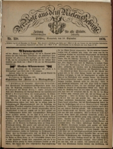Der Bote aus dem Riesen-Gebirge : Zeitung für alle Stände, R. 64, 1876, nr 228