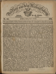 Der Bote aus dem Riesen-Gebirge : Zeitung für alle Stände, R. 64, 1876, nr 233