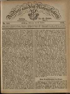 Der Bote aus dem Riesen-Gebirge : Zeitung für alle Stände, R. 64, 1876, nr 249
