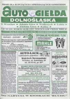Auto Giełda Dolnośląska : pismo dla kupujących i sprzedających samochody, R. 2, 1993, nr 32 (69) [16.08]