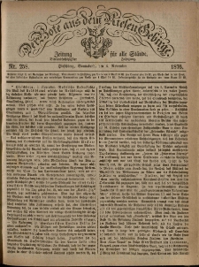 Der Bote aus dem Riesen-Gebirge : Zeitung für alle Stände, R. 64, 1876, nr 258