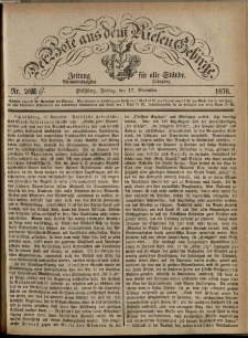 Der Bote aus dem Riesen-Gebirge : Zeitung für alle Stände, R. 64, 1876, nr 269