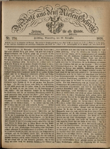 Der Bote aus dem Riesen-Gebirge : Zeitung für alle Stände, R. 64, 1876, nr 274