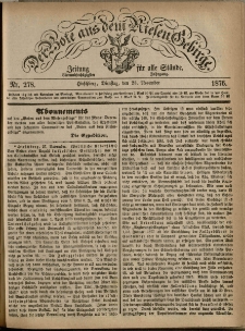 Der Bote aus dem Riesen-Gebirge : Zeitung für alle Stände, R. 64, 1876, nr 278