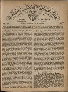 Der Bote aus dem Riesen-Gebirge : Zeitung für alle Stände, R. 64, 1876, nr 288