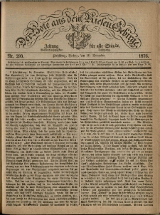 Der Bote aus dem Riesen-Gebirge : Zeitung für alle Stände, R. 64, 1876, nr 293
