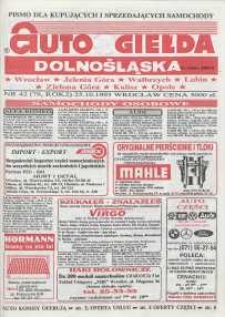 Auto Giełda Dolnośląska : pismo dla kupujących i sprzedających samochody, R. 2, 1993, nr 42 (79) [25.10]