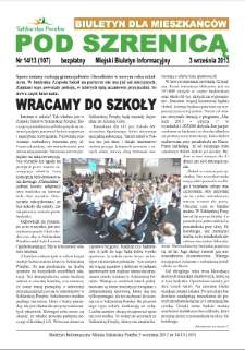 Pod Szrenicą : miejski biuletyn informacyjny : biuletyn dla mieszkańców, 2013, nr 14 (107) [Dokument elektroniczny]