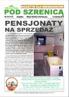 Pod Szrenicą : miejski biuletyn informacyjny : biuletyn dla mieszkańców, 2014, nr 5 (117) [Dokument elektroniczny]