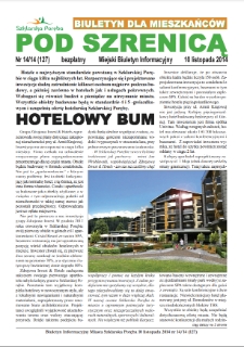 Pod Szrenicą : miejski biuletyn informacyjny : biuletyn dla mieszkańców, 2014, nr 14! (127) [Dokument elektroniczny]