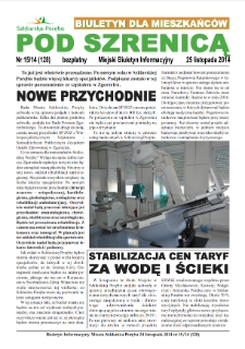 Pod Szrenicą : miejski biuletyn informacyjny : biuletyn dla mieszkańców, 2014, nr 15! (128) [Dokument elektroniczny]