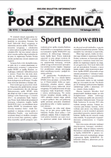 Pod Szrenicą : miejski biuletyn informacyjny, 2015, nr 1 [Dokument elektroniczny]