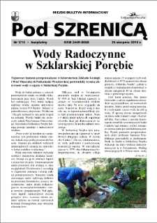 Pod Szrenicą : miejski biuletyn informacyjny, 2015, nr 7 [Dokument elektroniczny]