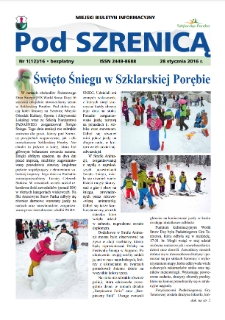 Pod Szrenicą : miejski biuletyn informacyjny, 2016, nr 1 (12) [Dokument elektroniczny]