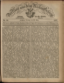 Der Bote aus dem Riesen-Gebirge : Zeitung f&uuml;r alle St&auml;nde, R. 65, 1877, nr 66