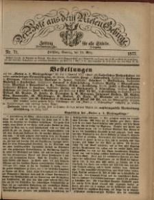Der Bote aus dem Riesen-Gebirge : Zeitung für alle Stände, R. 65, 1877, nr 71