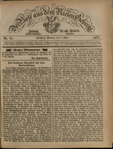 Der Bote aus dem Riesen-Gebirge : Zeitung für alle Stände, R. 65, 1877, nr 81