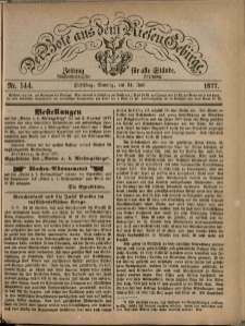 Der Bote aus dem Riesen-Gebirge : Zeitung f&uuml;r alle St&auml;nde, R. 65, 1877, nr 144