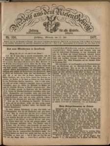 Der Bote aus dem Riesen-Gebirge : Zeitung f&uuml;r alle St&auml;nde, R. 65, 1877, nr 158