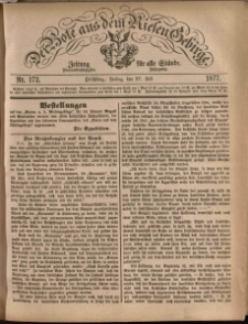 Der Bote aus dem Riesen-Gebirge : Zeitung für alle Stände, R. 65, 1877, nr 172