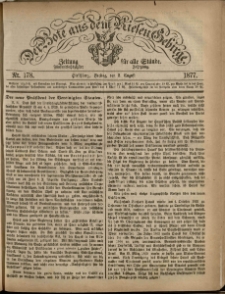 Der Bote aus dem Riesen-Gebirge : Zeitung für alle Stände, R. 65, 1877, nr 178