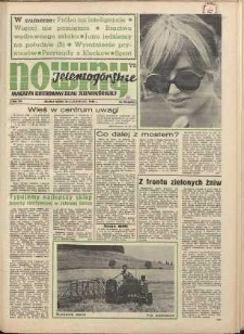 Nowiny Jeleniogórskie : magazyn ilustrowany ziemi jeleniogórskiej, R. 13, 1970, nr 27! (630!)