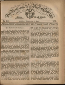 Der Bote aus dem Riesen-Gebirge : Zeitung für alle Stände, R. 65, 1877, nr 188