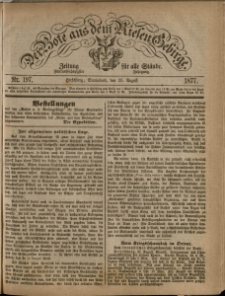 Der Bote aus dem Riesen-Gebirge : Zeitung f&uuml;r alle St&auml;nde, R. 65, 1877, nr 197