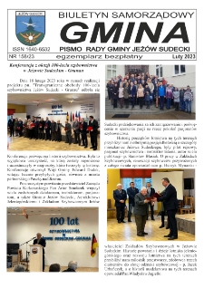 Gmina : biuletyn samorządowy : pismo Rady Gminy Jeżów Sudecki, 2023, nr 158