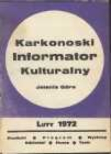 Karkonoski Informator Kulturalny, luty 1972