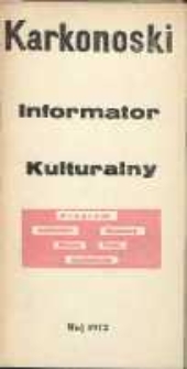 Karkonoski Informator Kulturalny, maj 1972