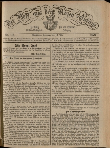 Der Bote aus dem Riesen-Gebirge : Zeitung für alle Stände, R. 66, 1878, nr 116