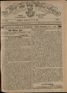 Der Bote aus dem Riesen-Gebirge : Zeitung für alle Stände, R. 66, 1878, nr 125