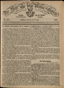 Der Bote aus dem Riesen-Gebirge : Zeitung für alle Stände, R. 66, 1878, nr 169