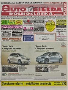 Auto Giełda Dolnośląska : regionalna gazeta ogłoszeniowa, 2009, nr 94 (1931) [14.08]