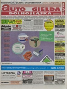 Auto Giełda Dolnośląska : regionalna gazeta ogłoszeniowa, 2009, nr 115 (1952) [2.10]