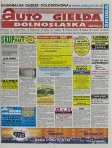 Auto Giełda Dolnośląska : regionalna gazeta ogłoszeniowa, 2009, nr 134 (1971) [18.11]
