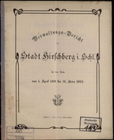 Verwaltungs-Bericht der Stadt Hirschberg i. Schl. für das Jahr vom 1. April 1901 bis 31. März 1902